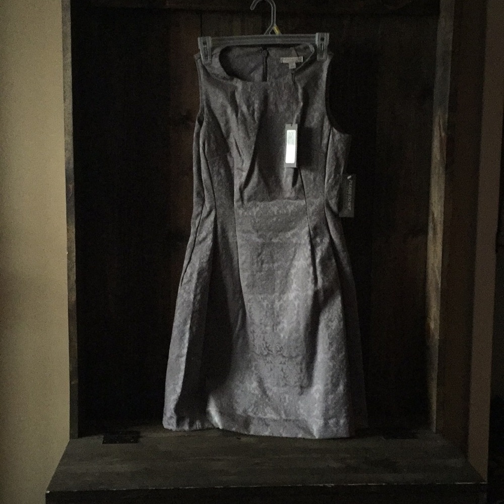 NY&Co Eva Mendez collection gray cocktail dress